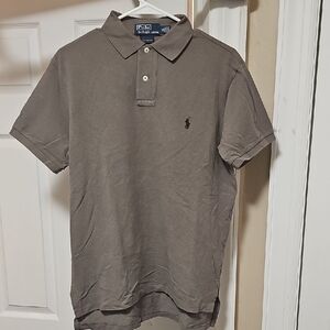 Polo by Ralph Lauren Men's Taupe Polo Shirt